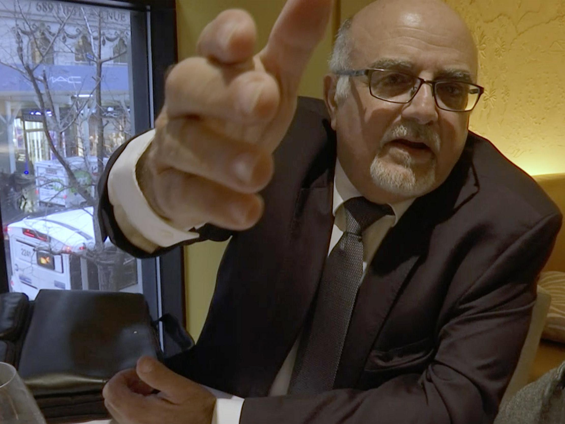 A man who identified himself as Michel Lambert, a director at the Paris-based agricultural technology firm CPW-Consulting, during an interview at a restaurant in New York