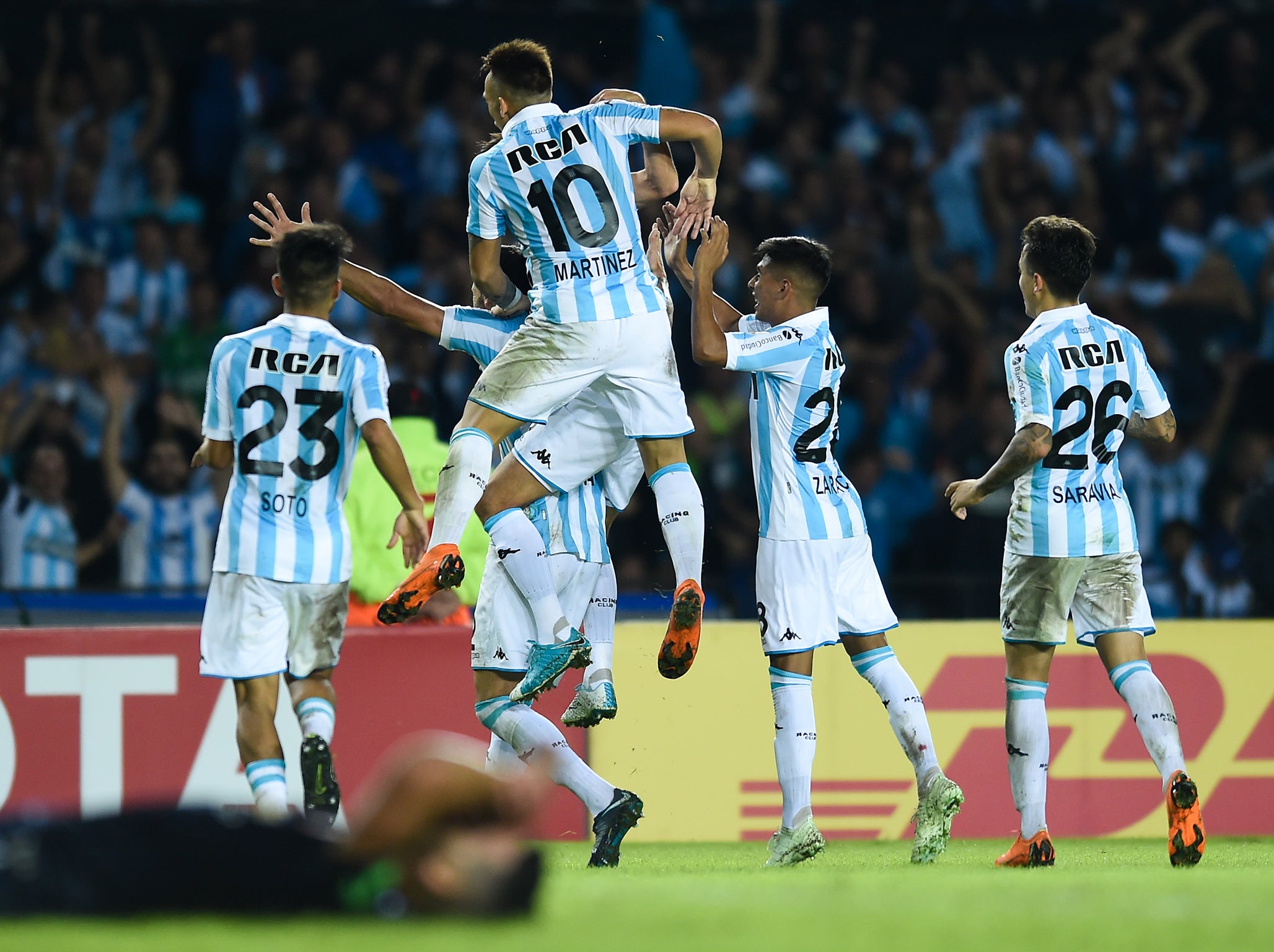 Racing Club Reserves Football Team from Argentina