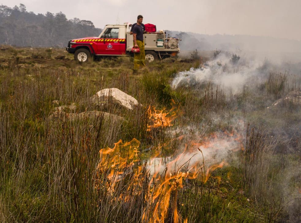 Firefighters continue to battle a number of blazes across Tasmania