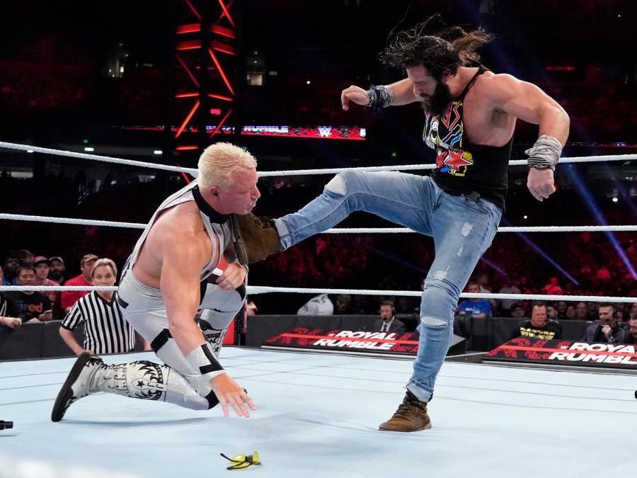 Jeff Jarrett was a shock entrant into the Rumble