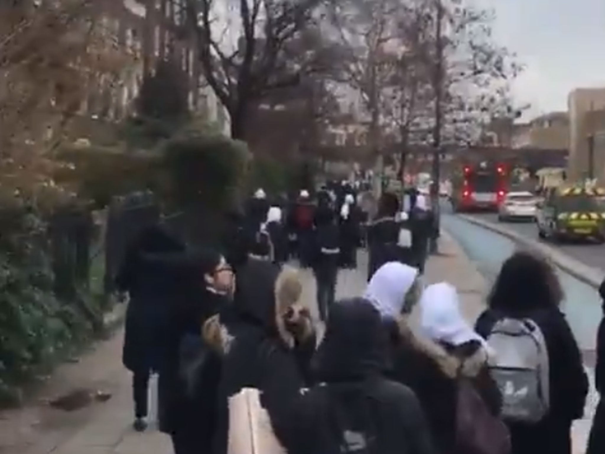 Muslim schoolgirls filmed by man in &apos;disturbing&apos; racist video being investigated by police