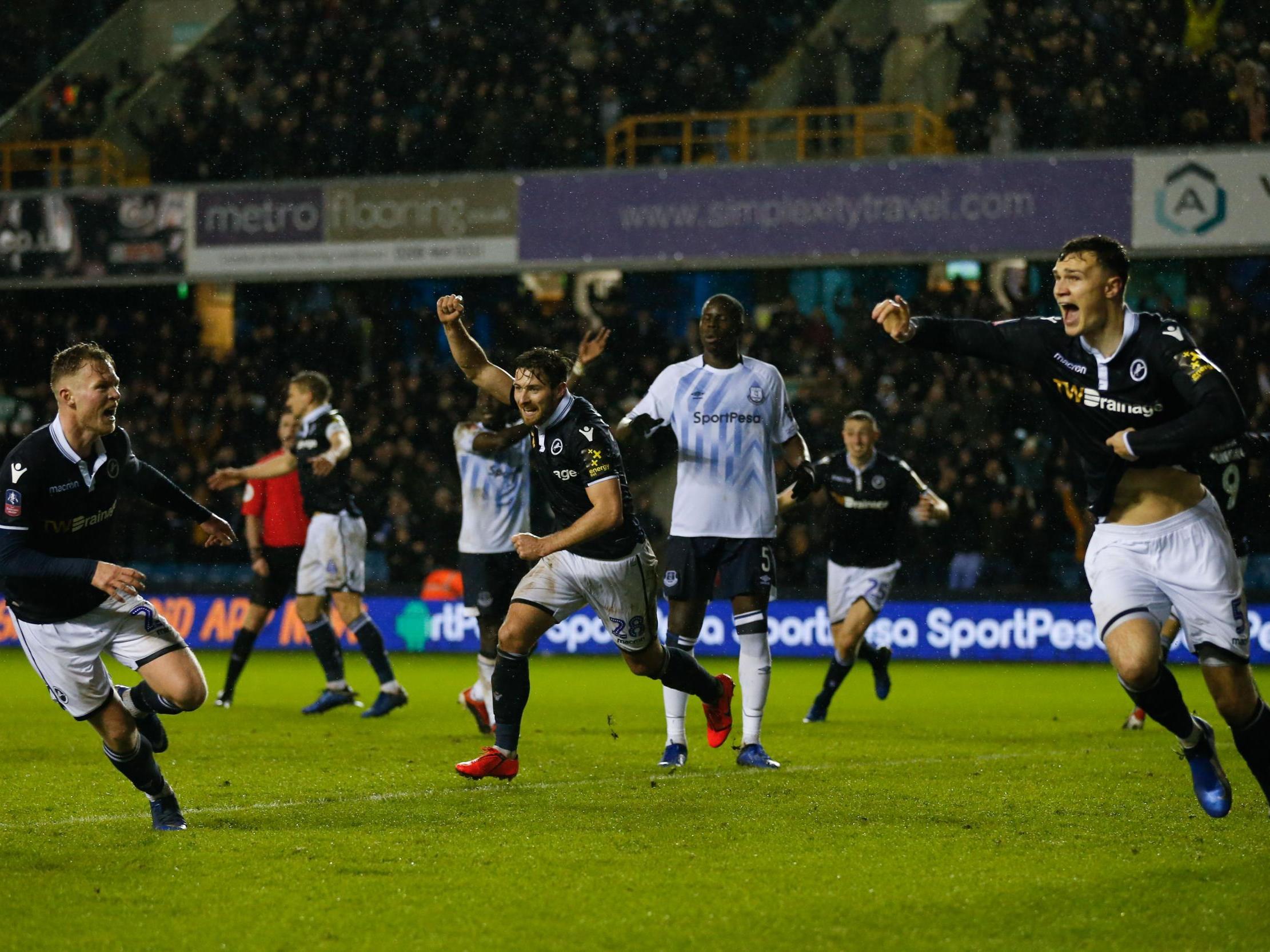Cooper's goal set Millwall on the way to an FA Cup upset