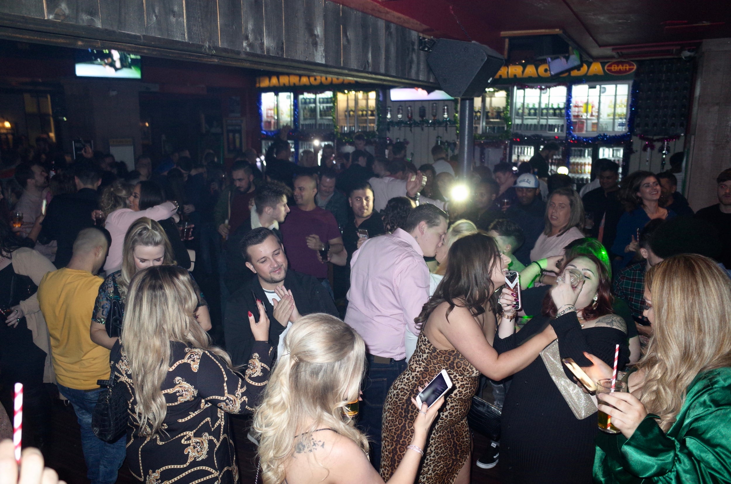 The first second of 2019, welcomed with with a kiss, a hug, with stares and smiles, with a shot thrown down a throat, with phones and photos and forgetting