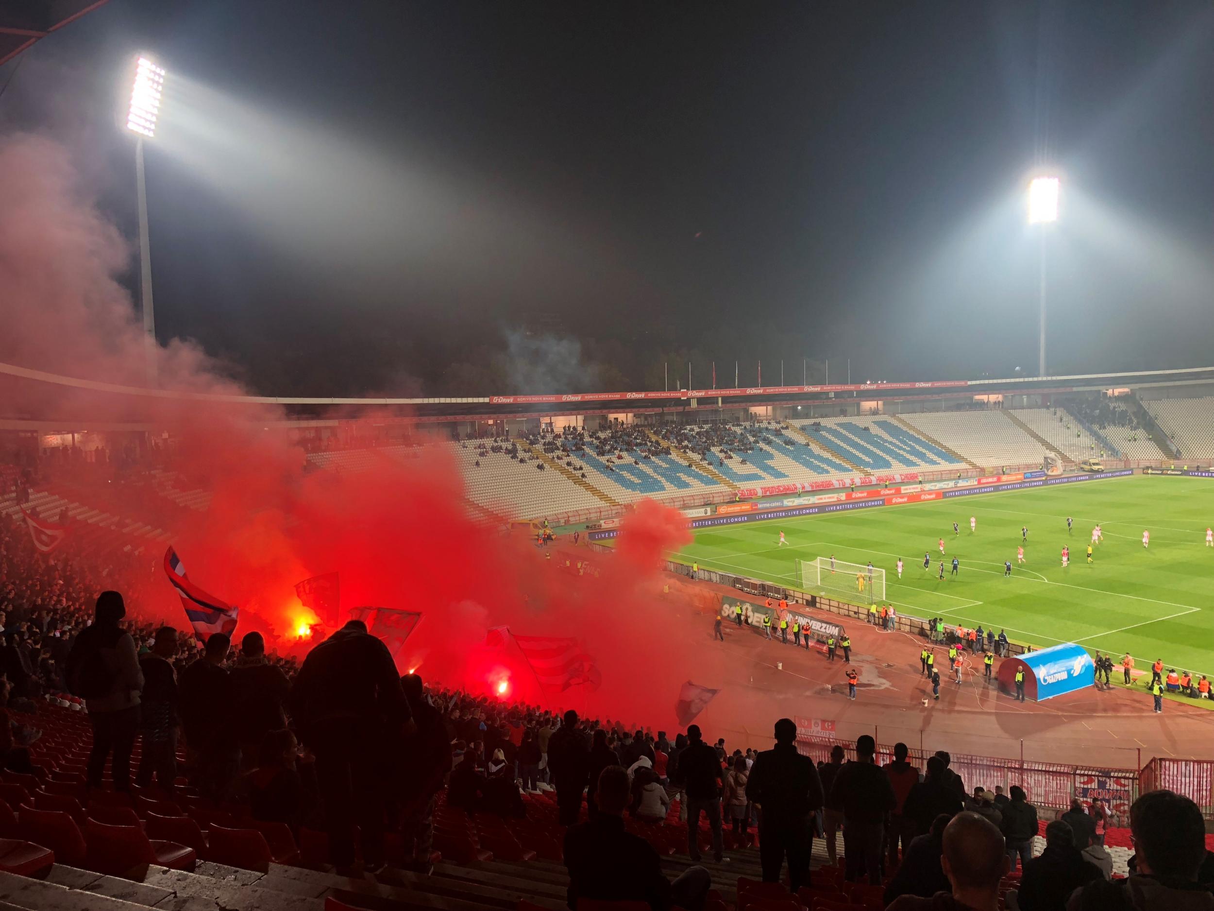 Belgrade’s Red Star stadium