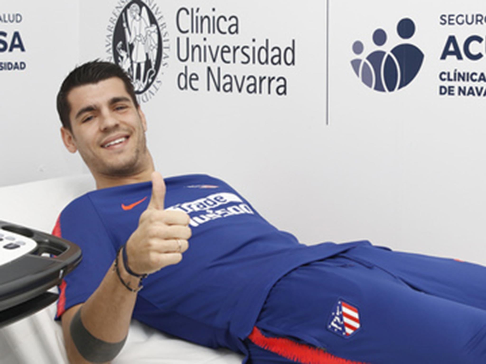 Alvaro Morata agreed an 18-month loan deal with Atletico Madrid