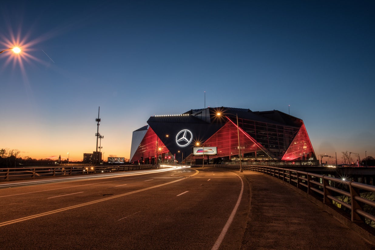 The Blue Devils were set to play their championship game on Monday night at Atlanta’s Mercedes-Benz Stadium