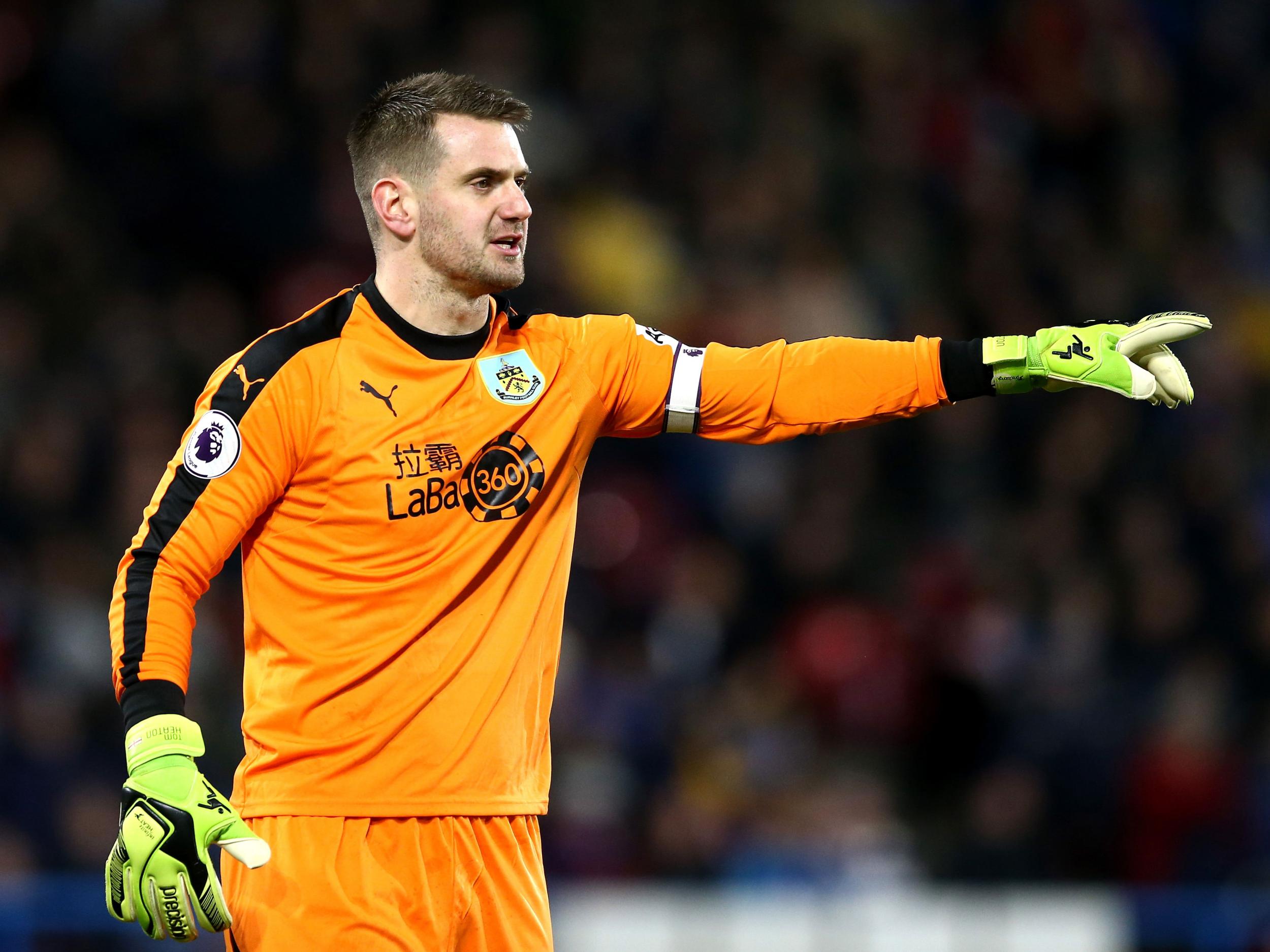 Tom Heaton has reclaimed his place in the Burnley squad