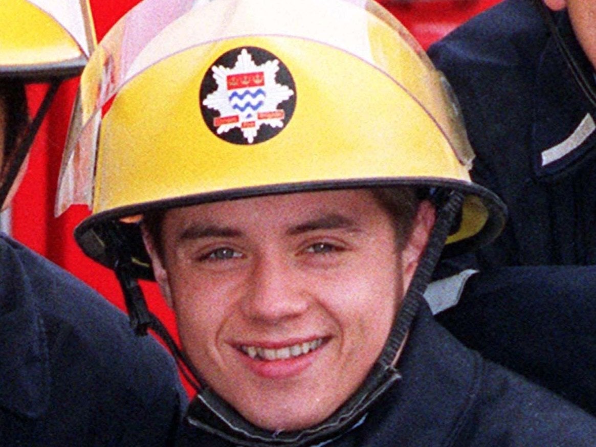 John Alford in character in London's Burning in 1993.