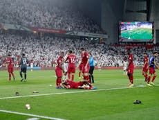UAE fans throw shoes at Qatar players in Asian Cup semi-final defeat