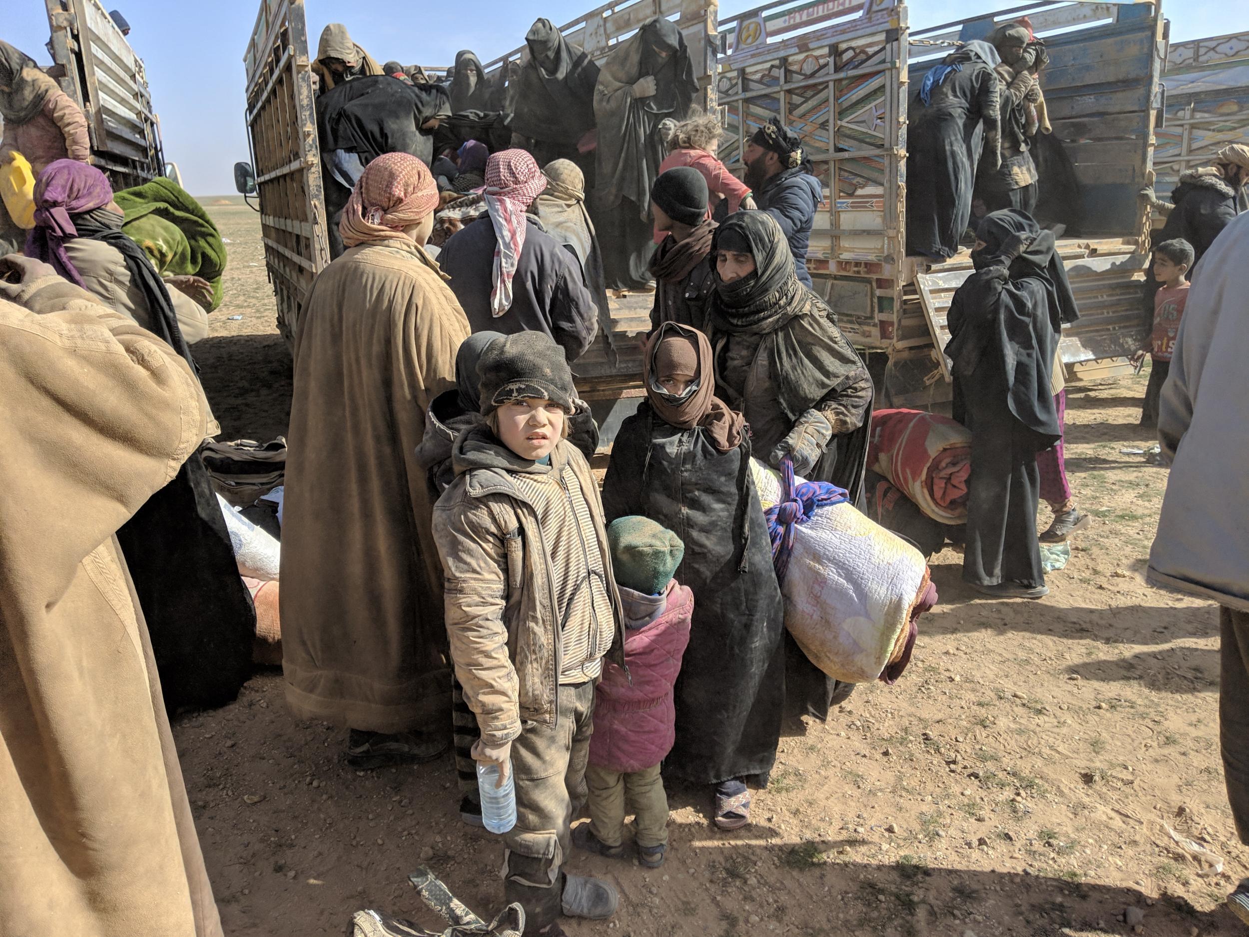 'It’s a race against the clock to try and reach those most in need of urgent medical care,' says Wendy Taeuber, the IRC's Syria director (Richard Hall/The Independent)