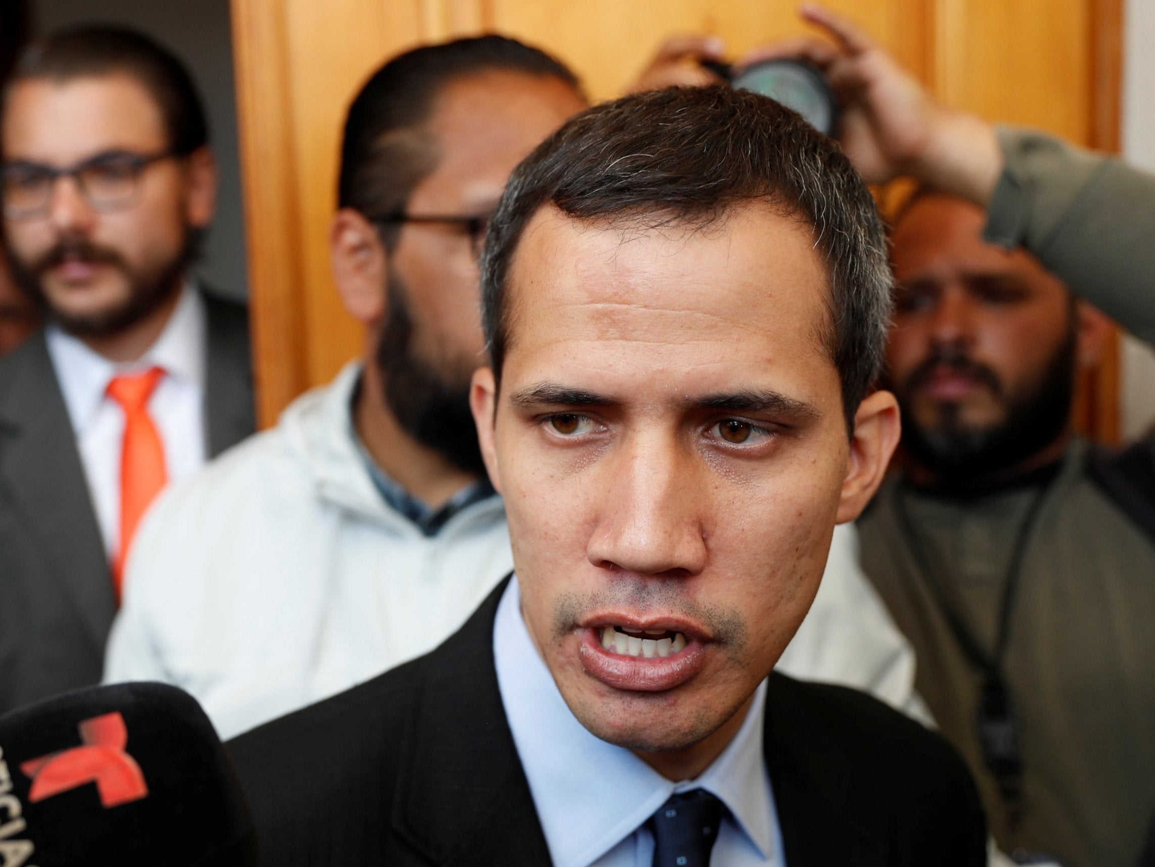 Juan Guaido named himself interim president