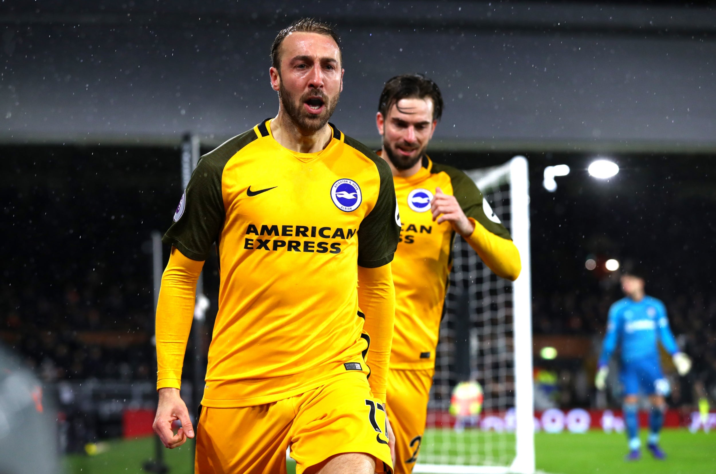 Glenn Murray celebrates his early opener