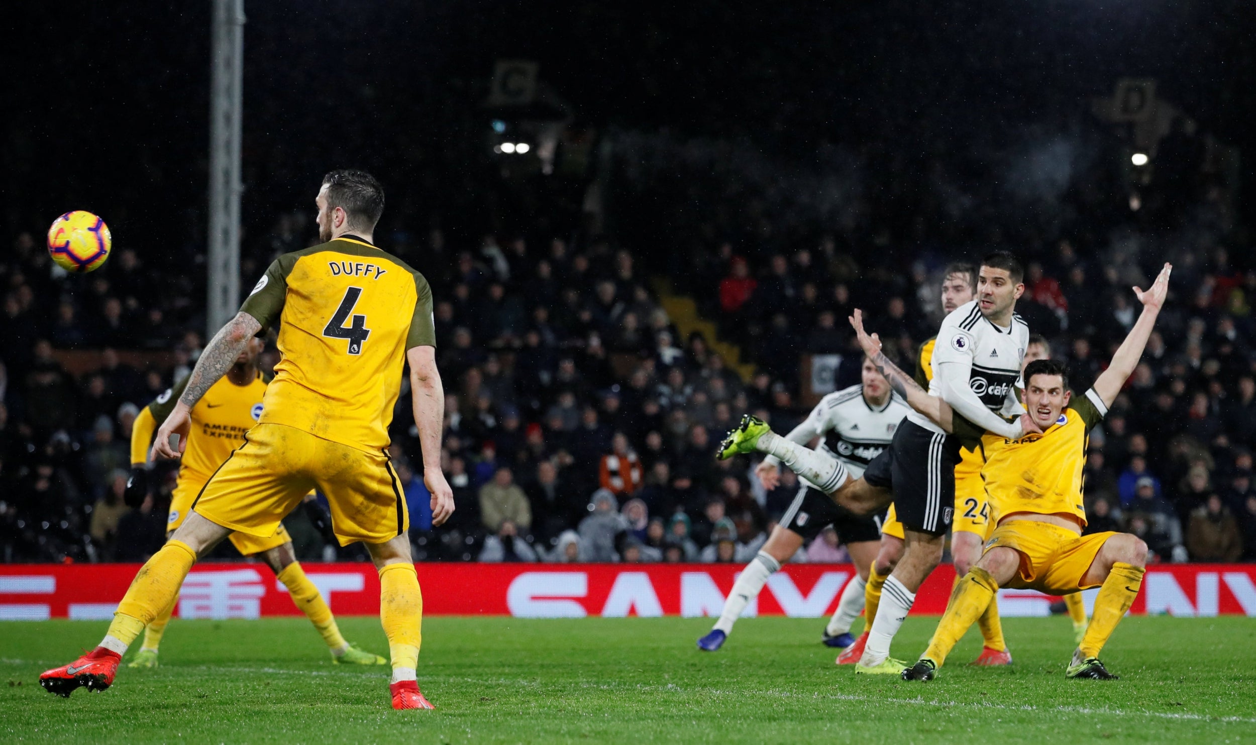 Mitrovic gets his second of the night to put Fulham in front (Reuters)