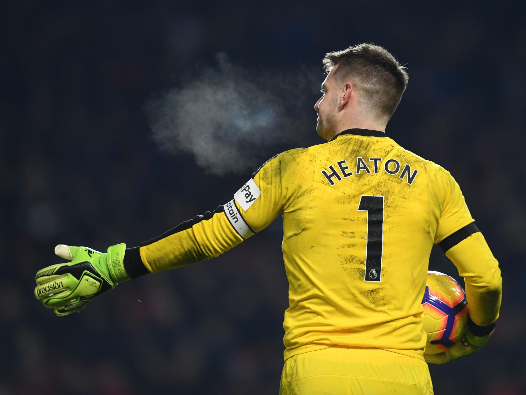 Heaton put in a good showing against United