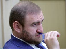 Russian politician arrested in parliament ‘for ordering two murders’