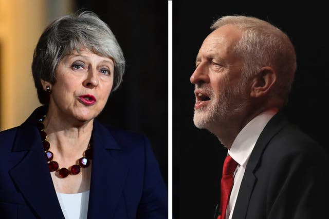 Theresa and Jeremy finally got together just after Prime Minister's Questions