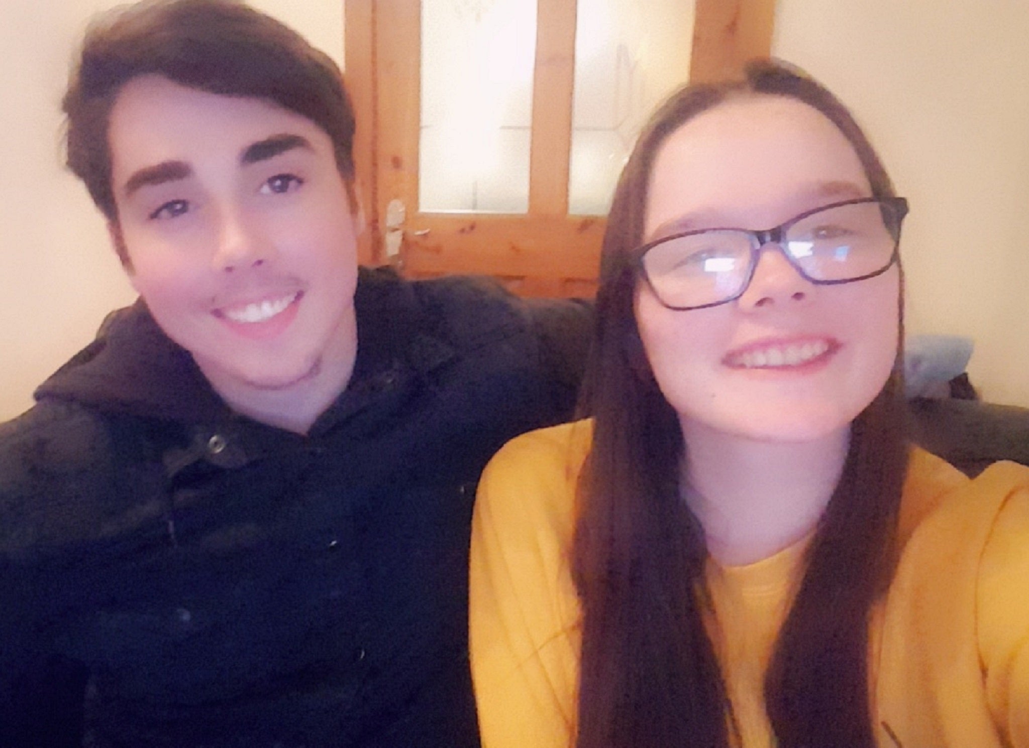 Keia Leese, 16, from Wolverhampton, with her brother Connor, 18. Keia has shared her story about caring for her mum for Young Carers Awareness Day 2019.