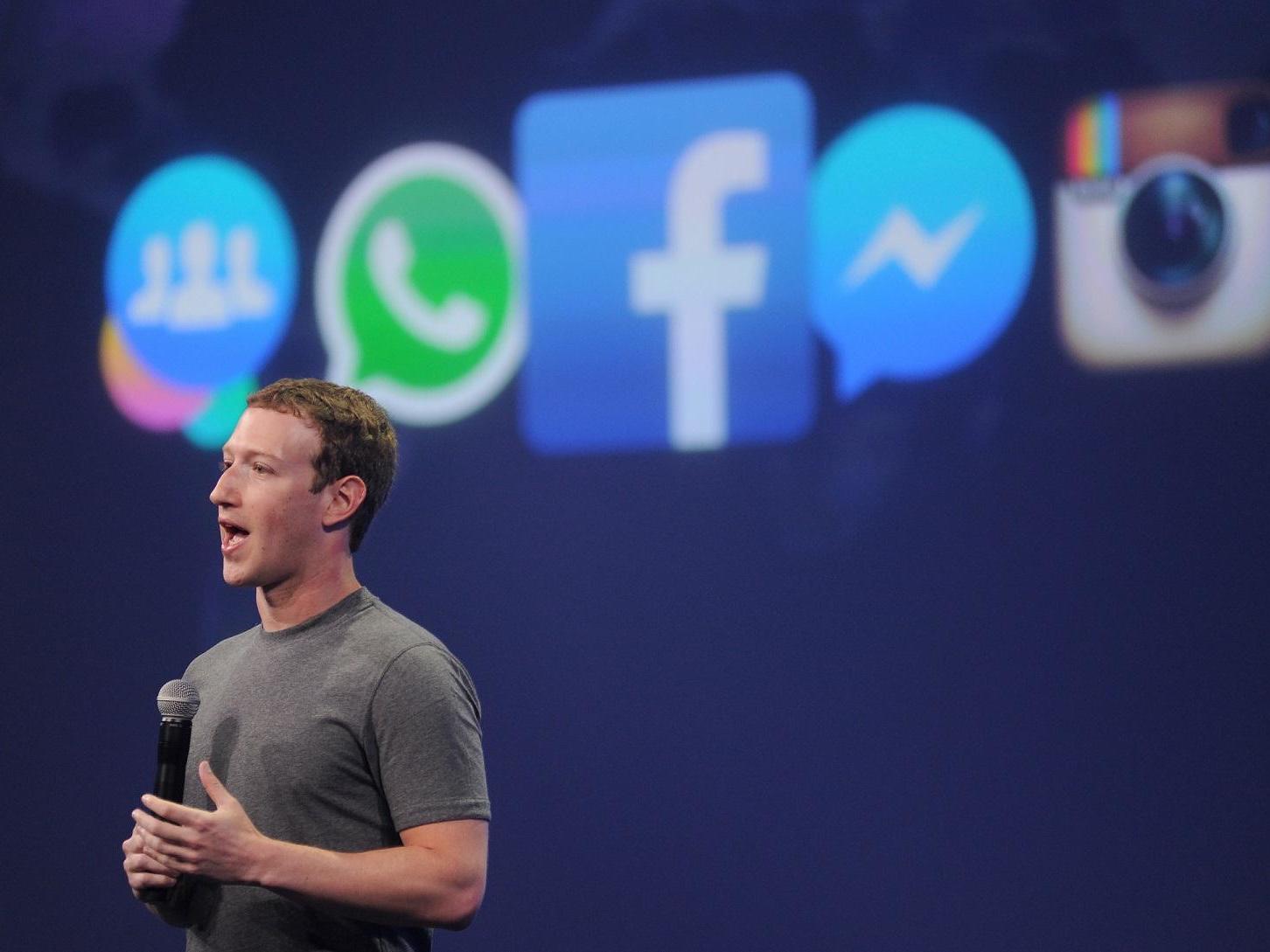 Facebook CEO Mark Zuckerberg at the F8 summit in California, on 25 March, 2015