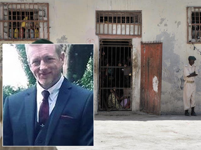 Antony Cox was being held in Mogadishu Central Prison