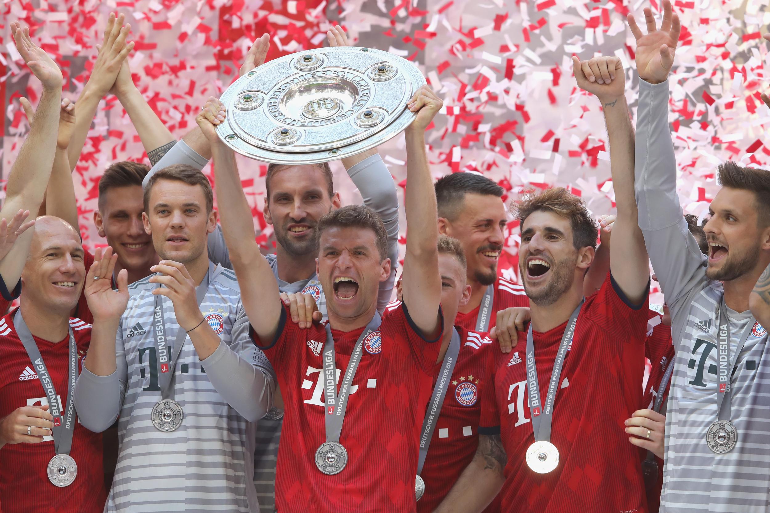 Bayern are defending champions of the Bundesliga