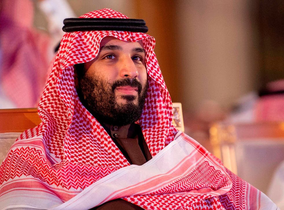 A handout picture provided by the Saudi Press Agency (SPA) on January 28, 2019 shows Crown Prince Mohammed bin Salman attending a ceremony at a hotel in Riyadh.