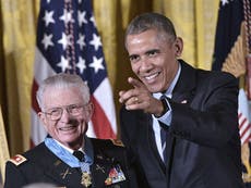 Charles Kettles: Vietnam veteran whose service medal was upgraded by President Obama 50 years on