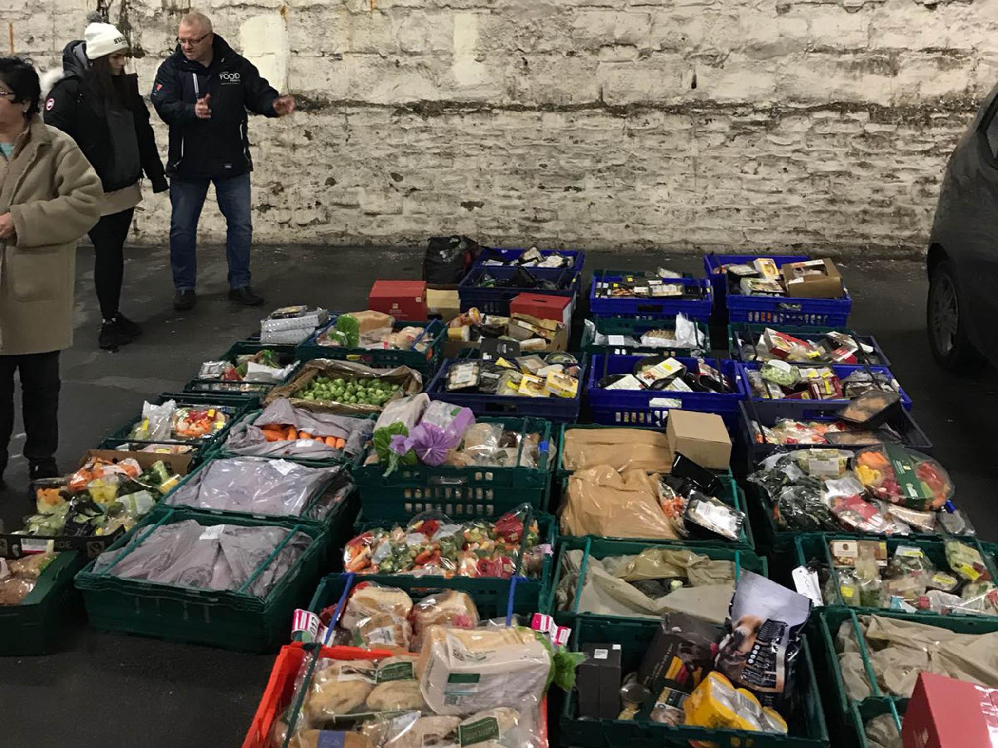 Dom's Mission collects food every day of the year and now has donations from big high street shops that would otherwise have gone to waste (Dom's Food Mission)