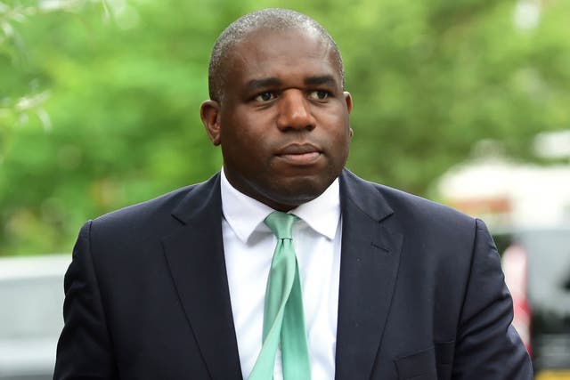 David Lammy was targeted with racist abuse and threats 