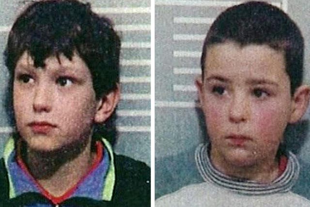 Jon Venables (left) and Robert Thompson tortured and murdered James Bulger in 1993