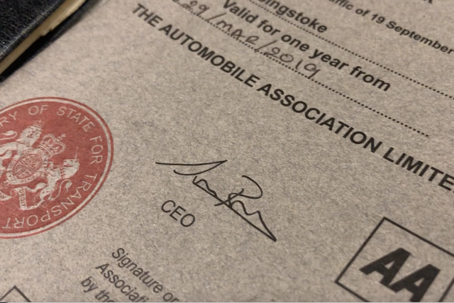 Back to the future: British motorists travelling to France will need a 1949 International Driving Permit in the event of a no-deal Brexit