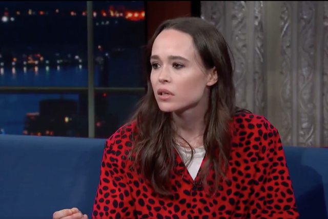 Ellen Page on Stephen Colbert's 'The Late Show'
