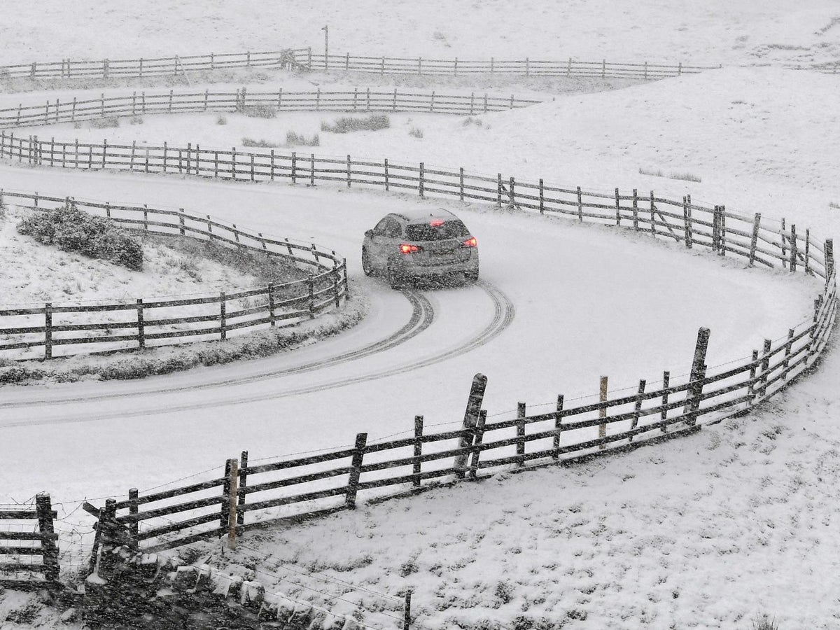 UK weather: How to drive safely through snow and ice