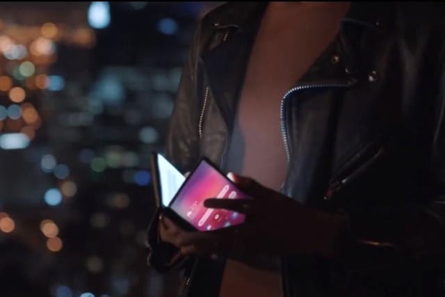 Samsung released a teaser video of what the Galaxy X foldable phone might look like