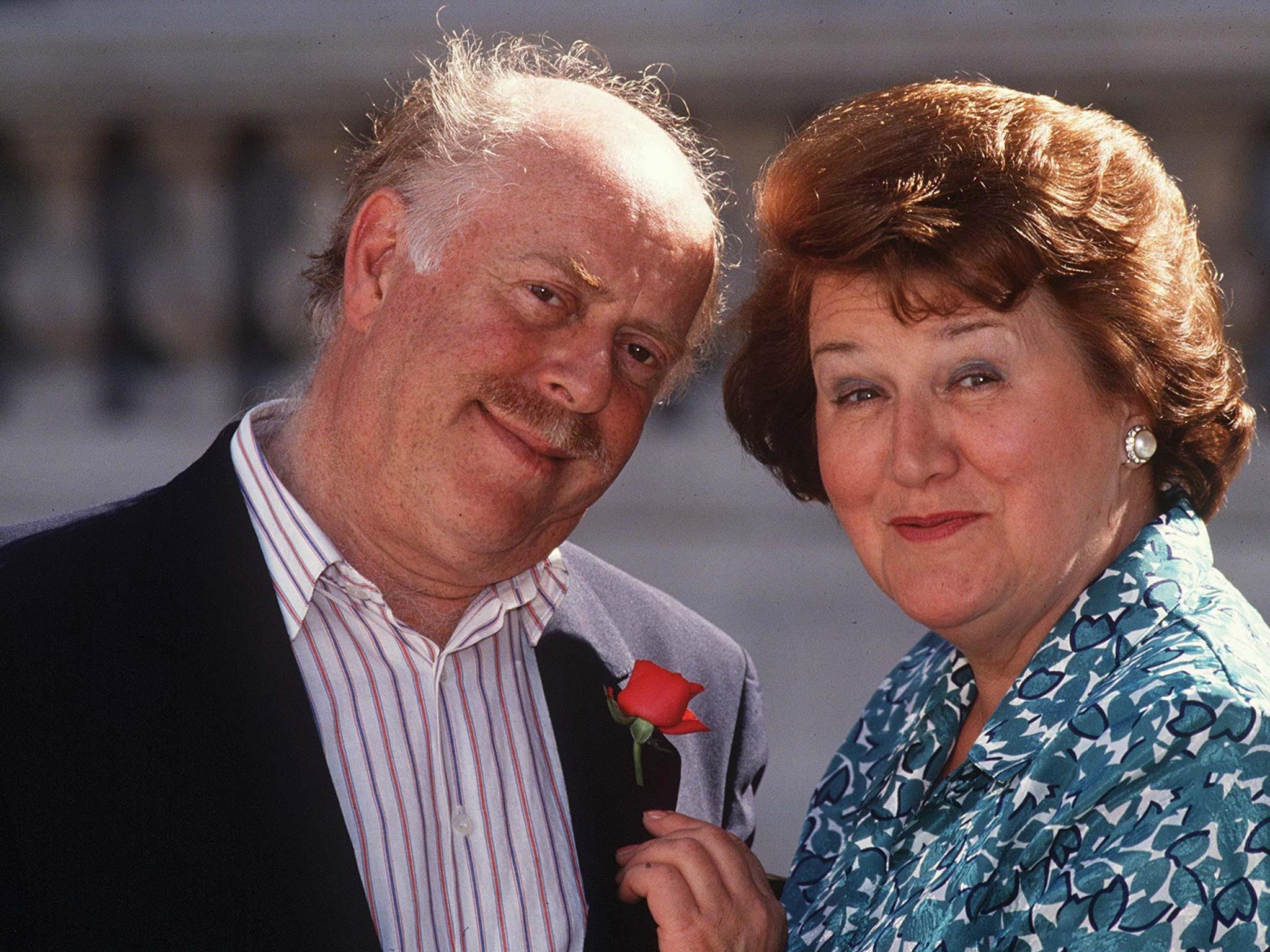 Clive Swift was best known for playing the long-suffering husband of Hyacinth Bucket in ‘Keeping up Appearances’