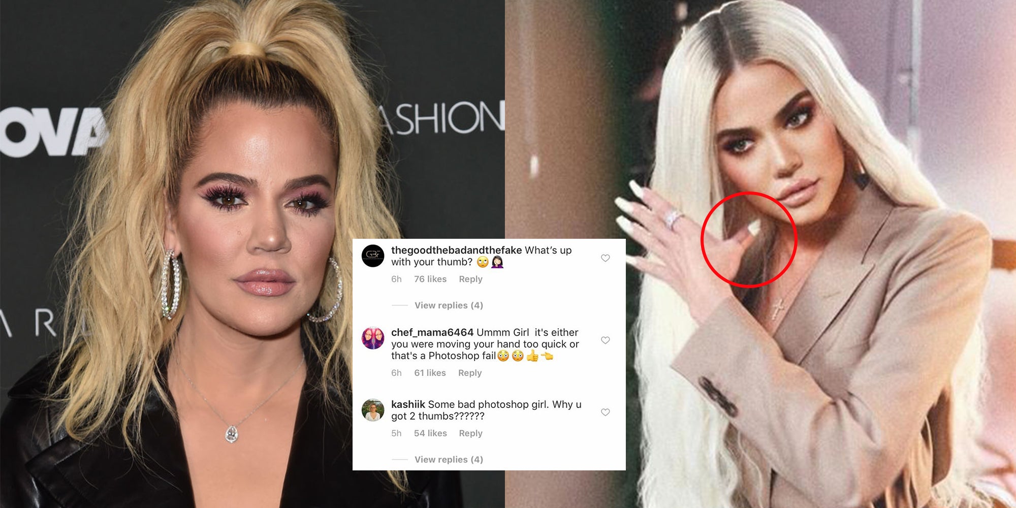 Khloe Kardashian mocked after sharing a badly Photoshopped ...
