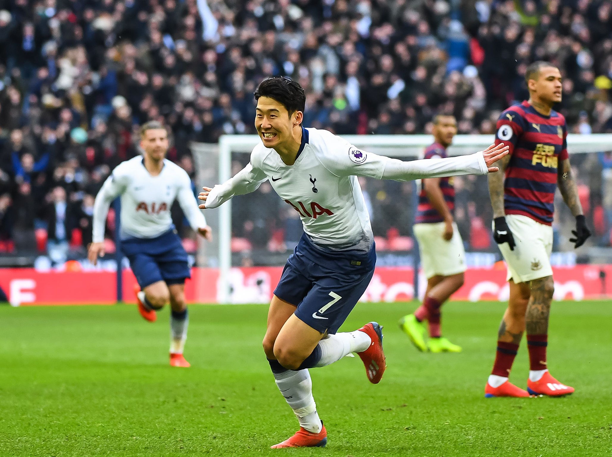 Son scored the only goal of the game