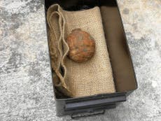Police destroy WWI-era hand grenade found in shipment of potatoes