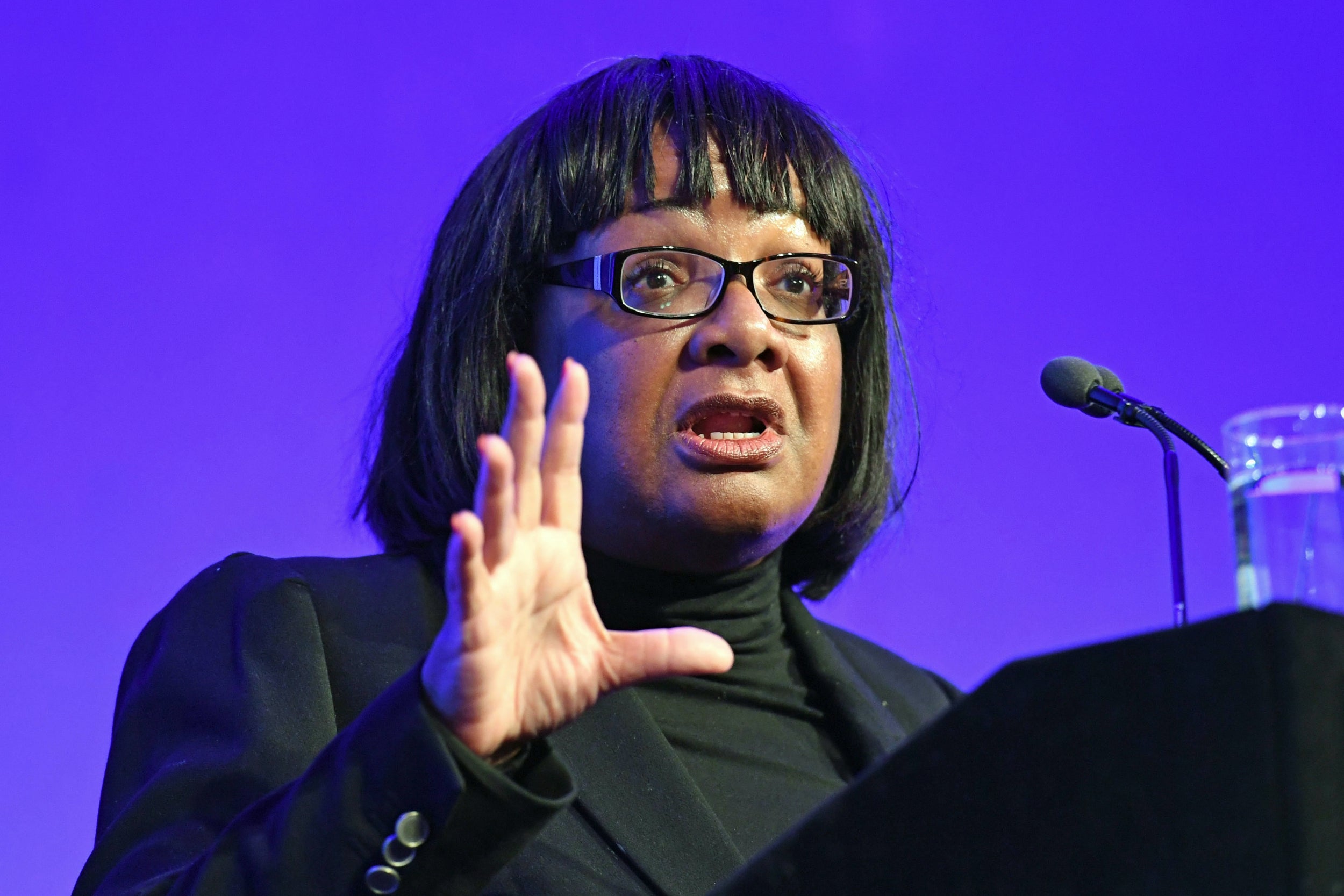Shadow home secretary Diane Abbott