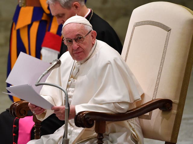 Pope Francis, who has already spoken of his worries over climate change, has an incentive to try veganism