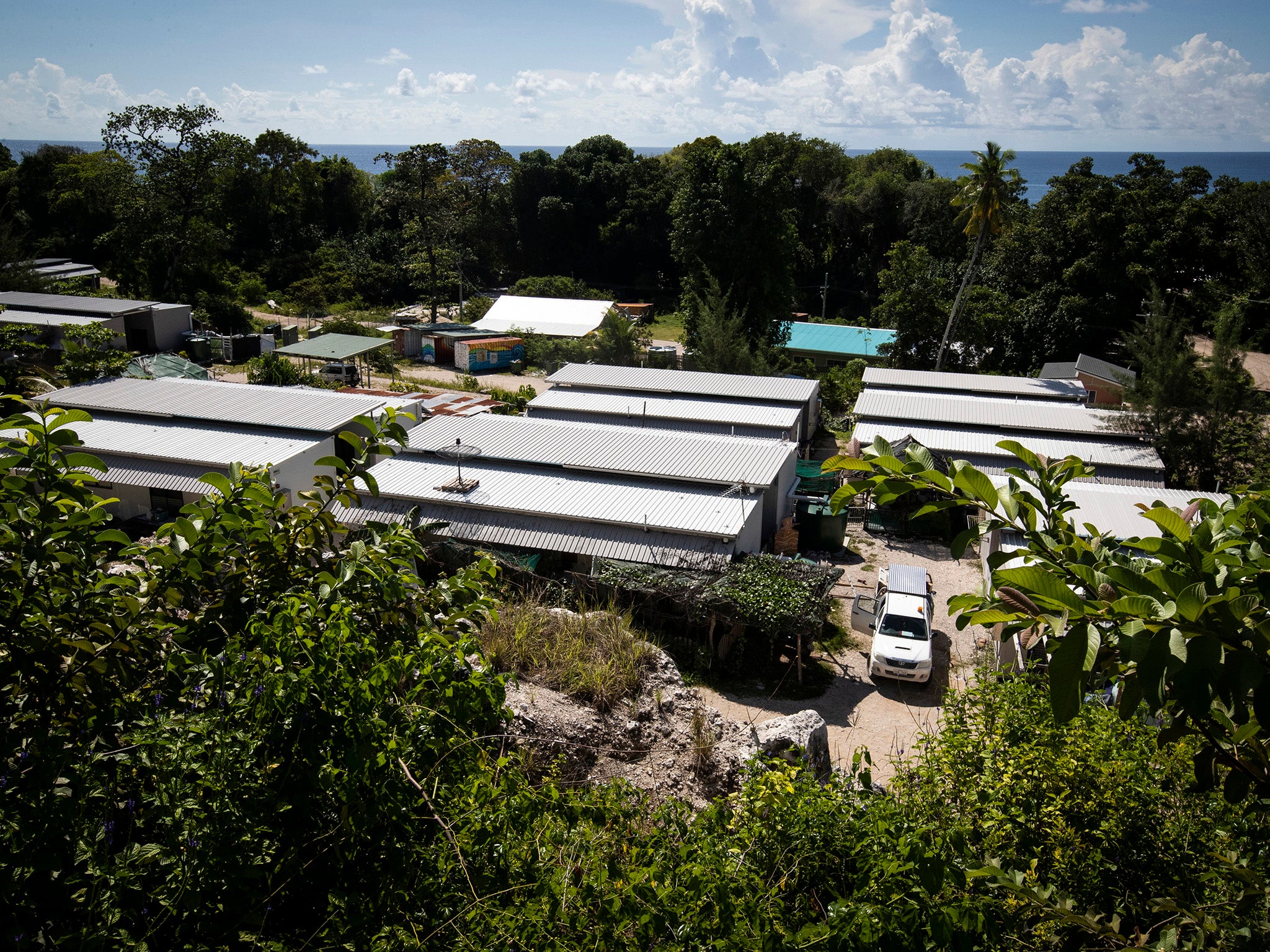 Settlements for asylum seekers on the island of Nauru