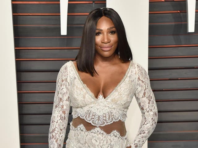 Serena Williams at the 2016 Vanity Fair Oscar Party, 2016