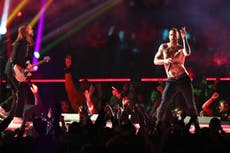 Maroon 5 supported by Travis Scott in lacklustre Super Bowl halftime