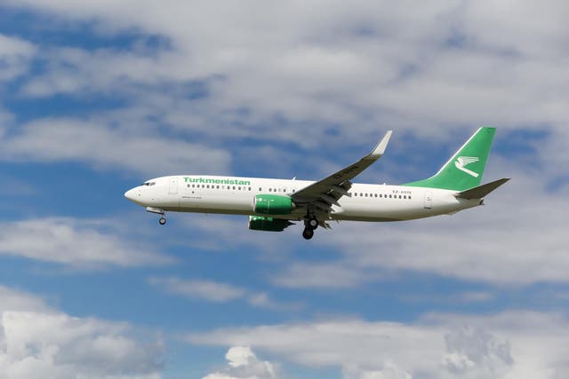 Turkmenistan Airlines have been banned from flying in and out of London airspace