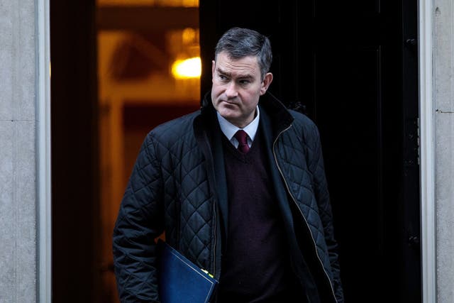 Justice secretary David Gauke leaves following the weekly cabinet meeting at Downing Street