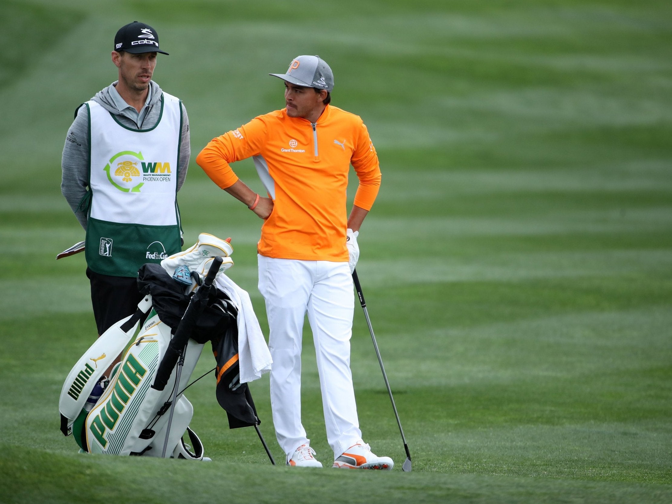 Rickie Fowler was left fuming by the unlucky penalty