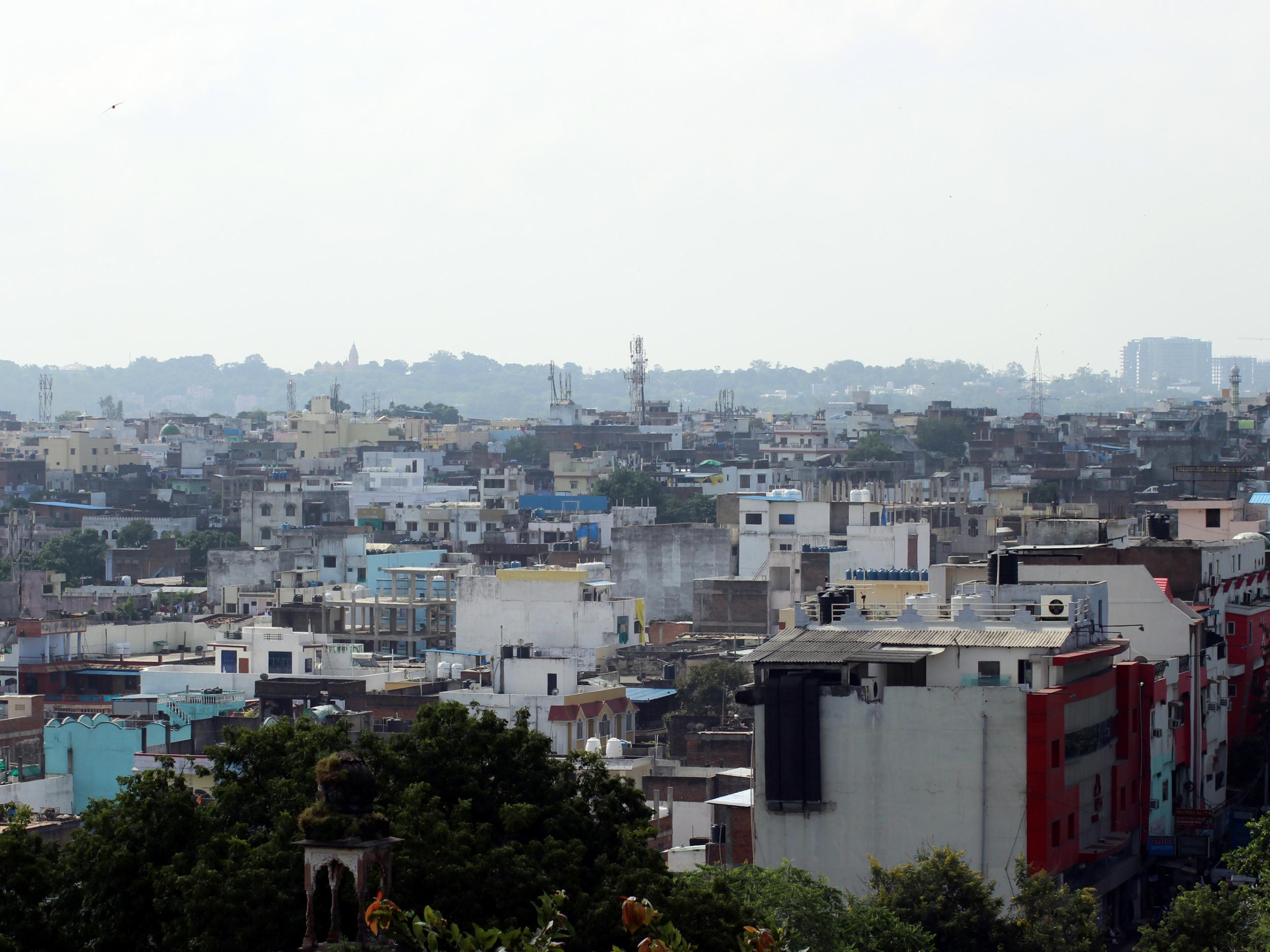 The city of Bhopal in India's Madhya Pradesh state