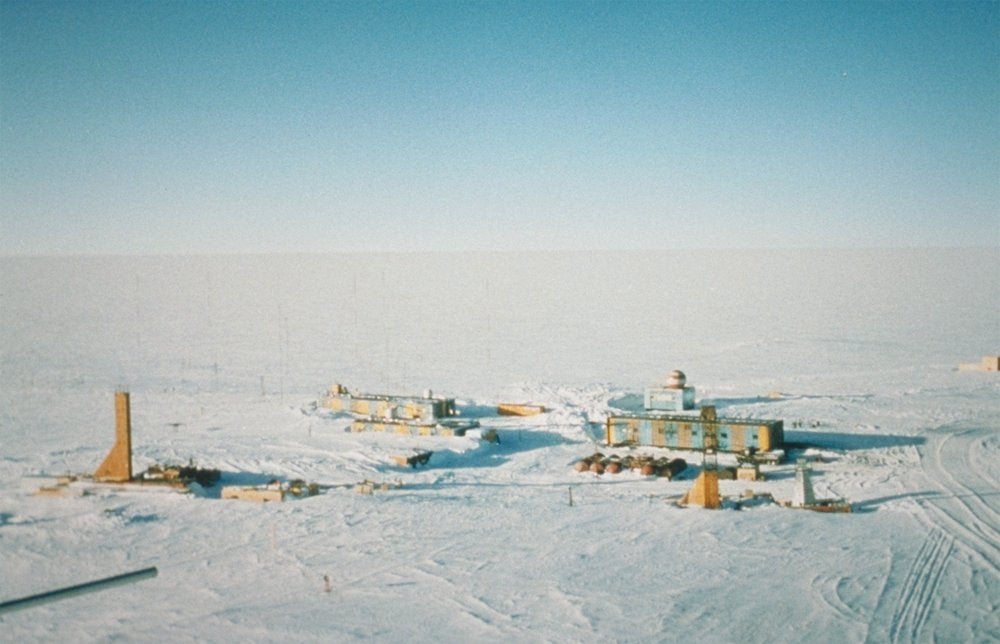 The Vostok weather station: one of the coldest (and driest) places on earth