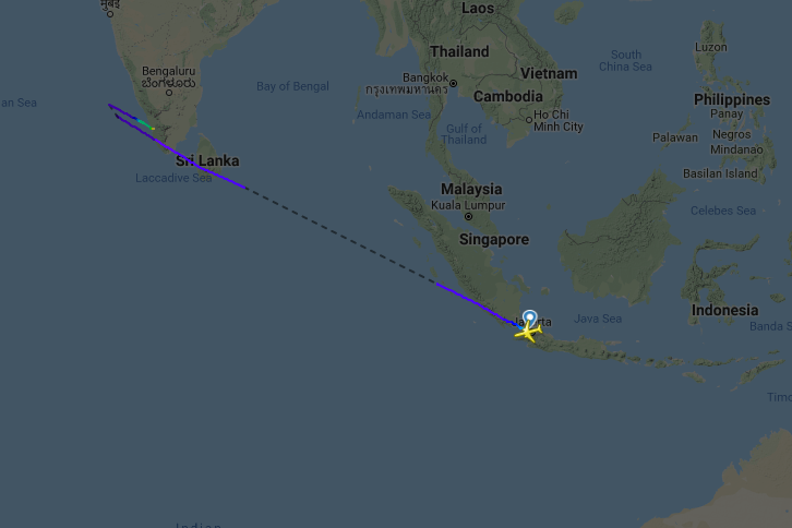 An Emirates flight diverted to Kerala