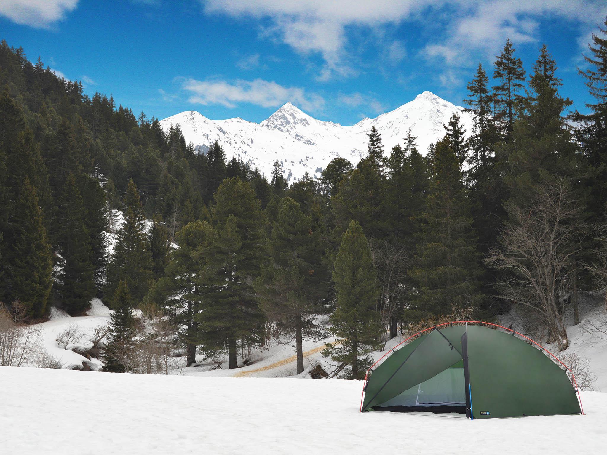 small winter tent