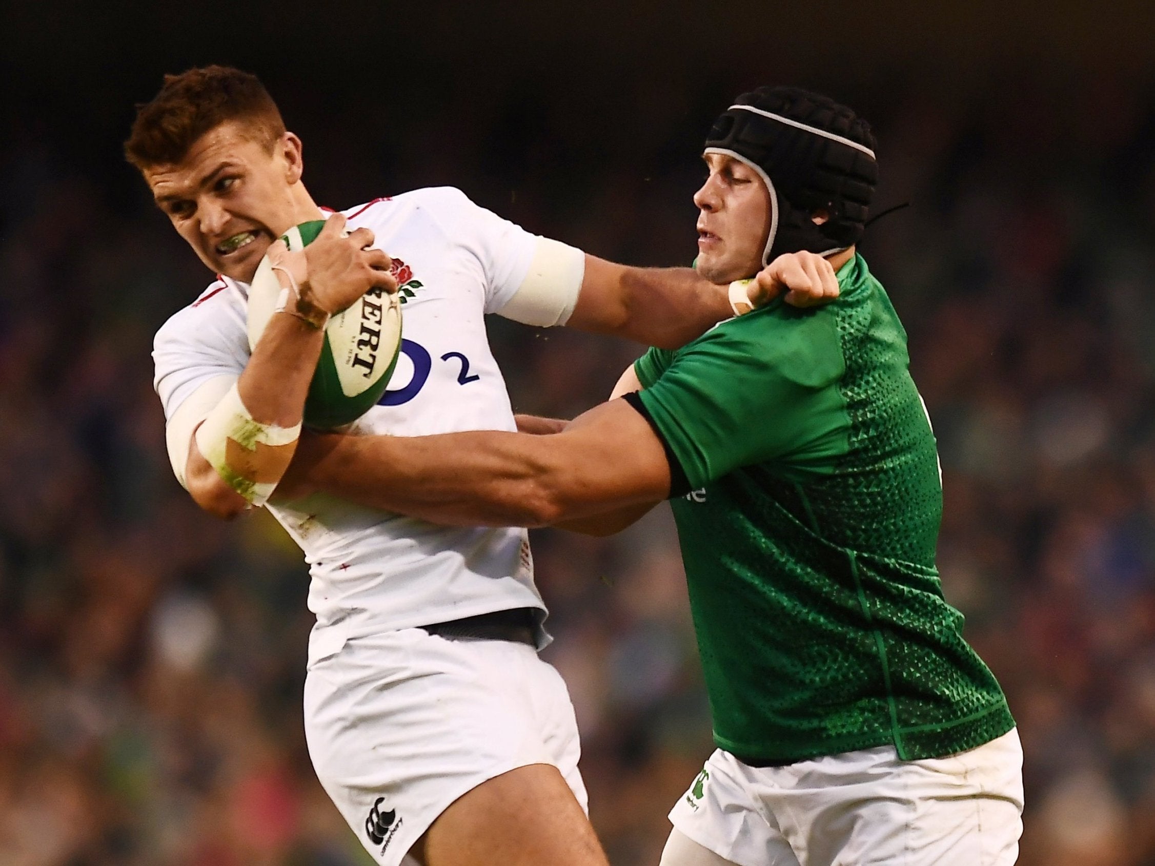 CJ Stander (right) suffered a facial injury that will rule him out for up to four weeks